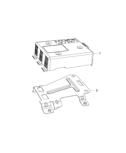 2018 Ram 3500 Cab Chassis Module, Trailer Brake Control Diagram