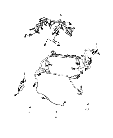 2021 Jeep Wrangler Wiring, Engine Diagram 2 - Thumbnail