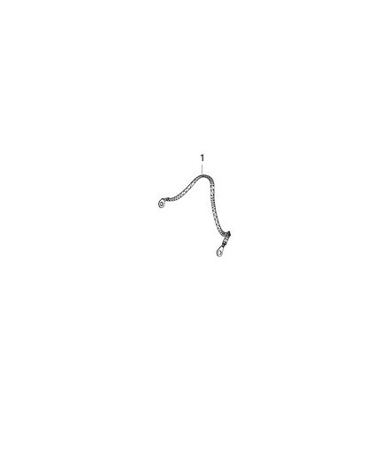 2021 Jeep Cherokee Straps, Ground Diagram 1 - Thumbnail