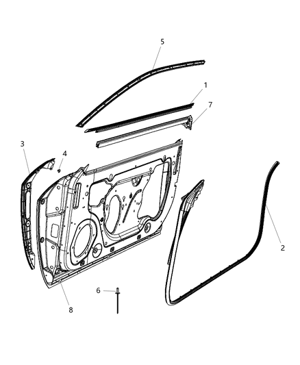 2013 Dodge Challenger Seal Diagram for 4575902AC