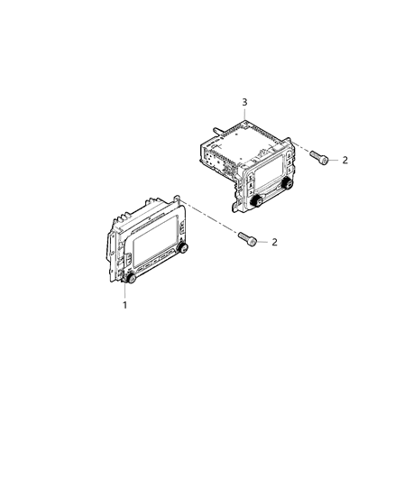 2015 Jeep Renegade Radio Diagram for 5VV66LXHAA