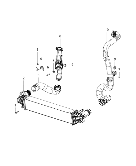 2019 Jeep Compass Charge Air Cooler Diagram 2 - Thumbnail