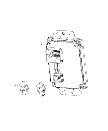 2021 Dodge Durango Modules, Body Diagram 8 - Thumbnail