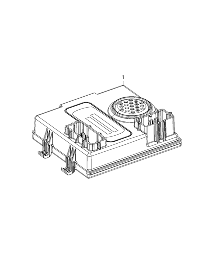 2021 Jeep Compass Modules, Body Diagram 1 - Thumbnail