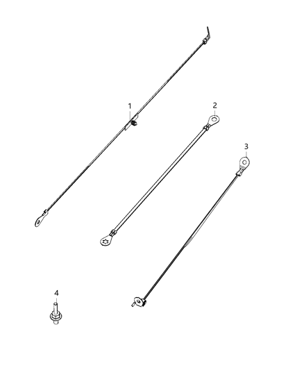 2021 Jeep Wrangler Straps, Ground Diagram 2 - Thumbnail