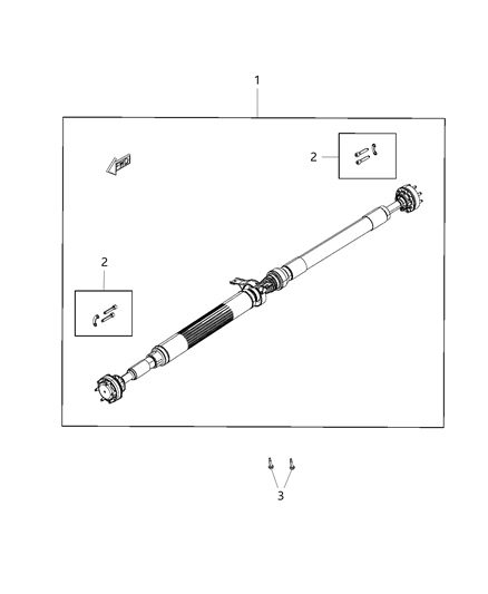 2018 Chrysler 300 Shaft - Drive Diagram 2 - Thumbnail
