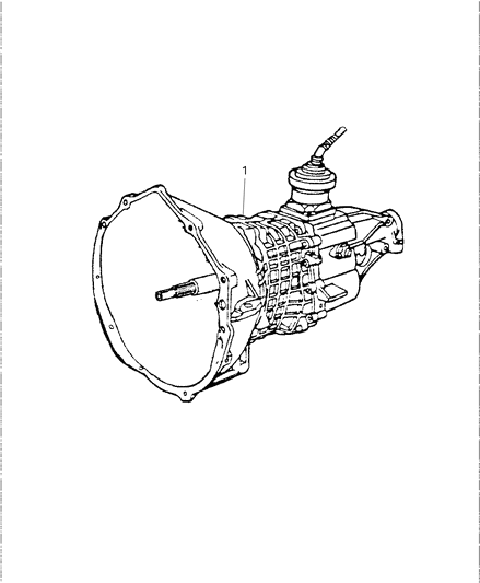 2004 Jeep Wrangler Transmission Diagram 1 - Thumbnail