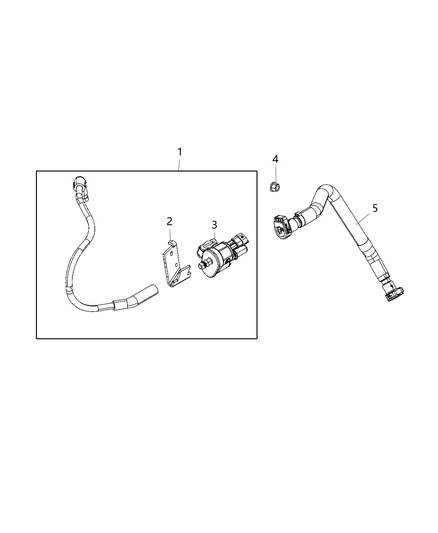 2020 Chrysler 300 Emission Control Vacuum Harness Diagram 2 - Thumbnail