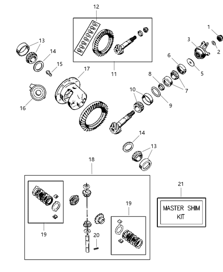 2000 Jeep Grand Cherokee Differential Diagram 1 - Thumbnail