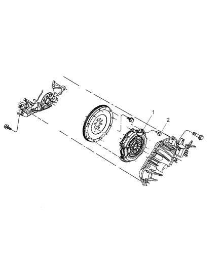2010 Dodge Journey Clutch Assembly Diagram 2 - Thumbnail