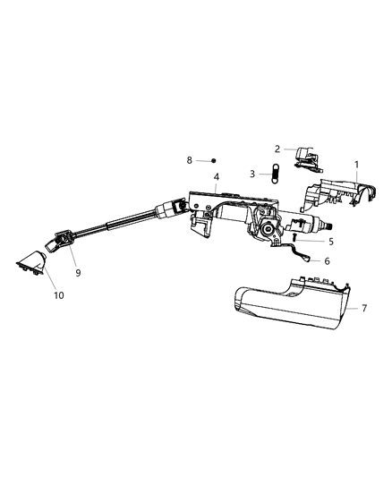 2018 Dodge Journey Steering Column Diagram