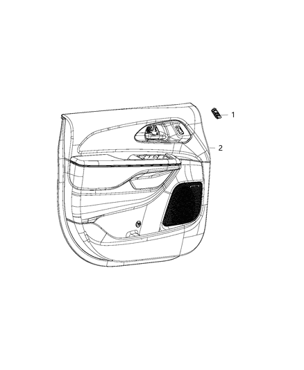2020 Chrysler Voyager Switches - Seats Diagram 3 - Thumbnail
