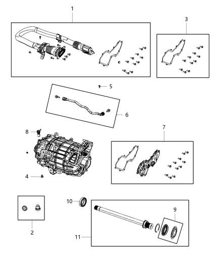 2020 Jeep Renegade Housing And Differential With Internal Components Diagram 2 - Thumbnail