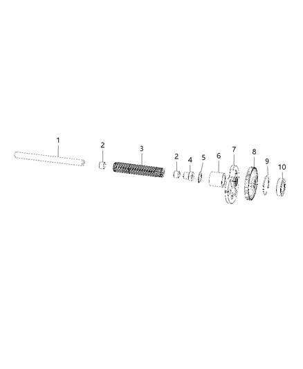 2009 Chrysler Aspen Forks & Rail Diagram 1 - Thumbnail
