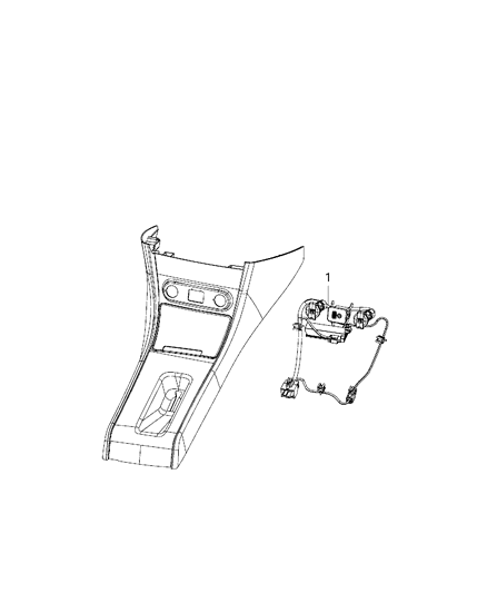 2020 Dodge Charger Wiring - Console Diagram 2 - Thumbnail