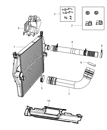 2011 Ram 3500 Cab Chassis Charge Air Cooler Diagram