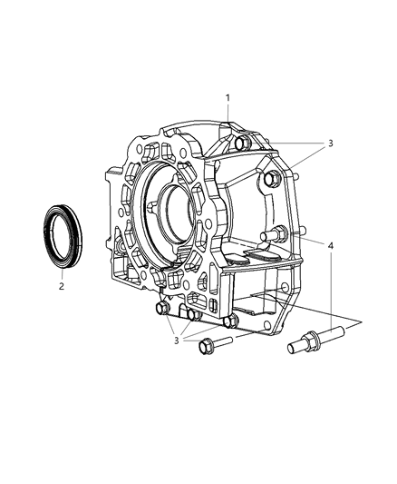 2008 Jeep Wrangler Case ,Extension & Adapter Diagram 4 - Thumbnail