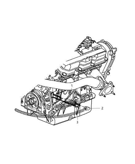 2005 Chrysler Pacifica Engine Block Heater of Engine Diagram