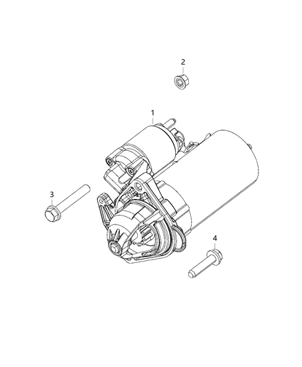 2020 Jeep Grand Cherokee Starter & Related Parts Diagram 3 - Thumbnail