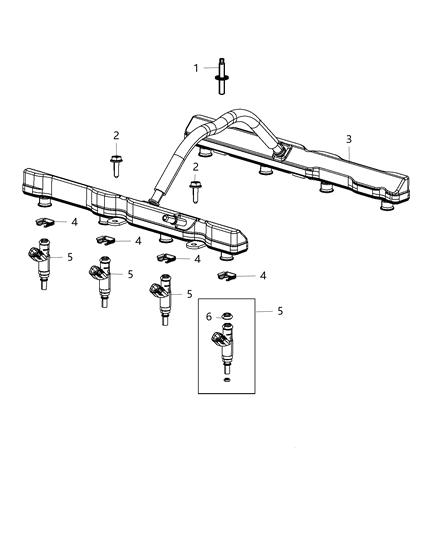 2014 Ram 3500 Cab Chassis Fuel Rail Diagram 2 - Thumbnail