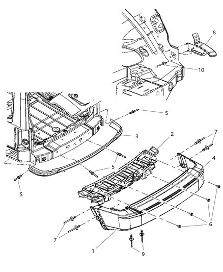 2010 Jeep Liberty Step Pad, Rear Diagram for 57010131AB