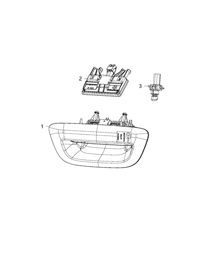 2020 Chrysler Voyager Switches, Doors, Mirrors And Liftgate Diagram 3 - Thumbnail