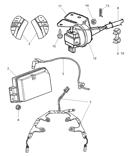 2002 Dodge Ram 1500 Nut Hexagon Flange M5X.8 Diagram for 6100775
