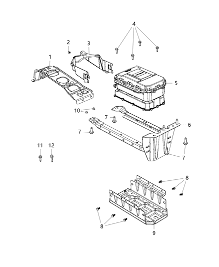 2018 Jeep Wrangler All-new Model Power Pack Unit Diagram