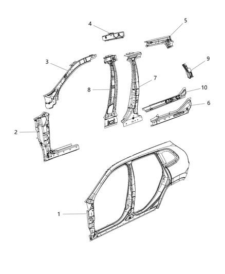 2014 Jeep Cherokee Aperture Panel Diagram