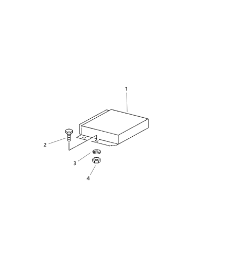 2004 Dodge Sprinter 3500 Module Powertrain Control Diagram for 5137615AA