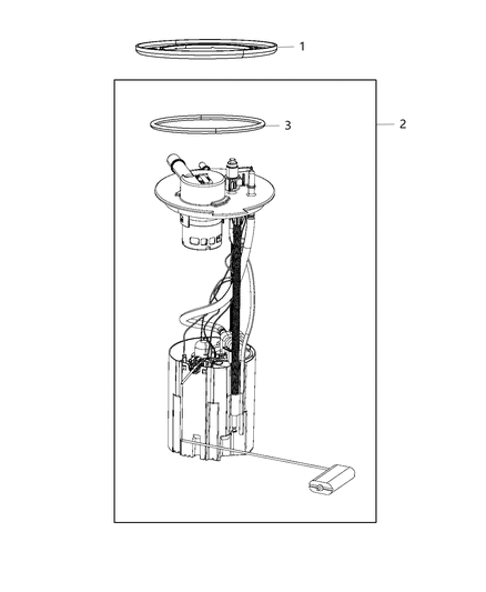 2020 Ram ProMaster 2500 Fuel Pump Module Diagram