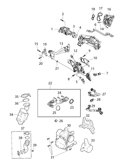 2016 Jeep Cherokee EGR Valve Diagram 2 - Thumbnail