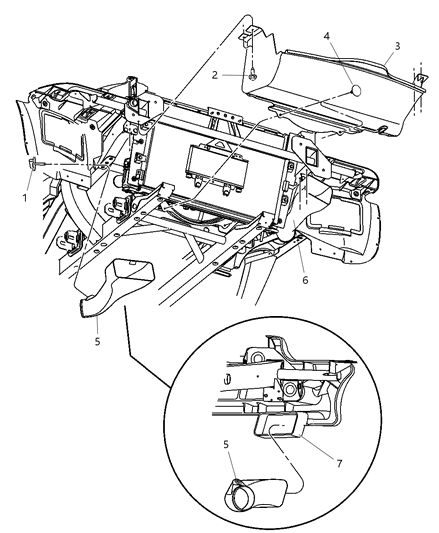2005 Dodge Viper Radiator Air Baffles Diagram