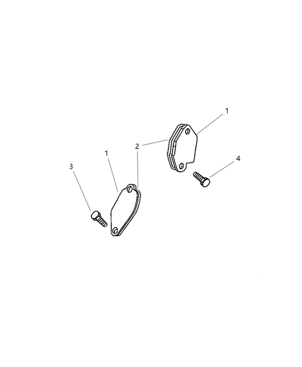 2001 Chrysler Sebring Sedan & Convertible EGR System Diagram 1 - Thumbnail