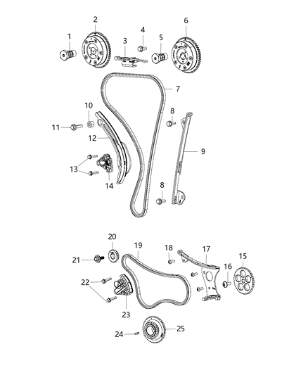 2018 Jeep Wrangler All-new Model Timing System Diagram 2 - Thumbnail