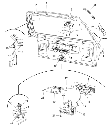 1998 Jeep Grand Cherokee Handle Diagram for 55076391AB