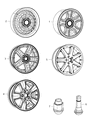 Jeep Spare Wheel Diagram - 52125165AB