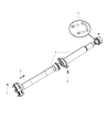 2011 Jeep Grand Cherokee Drive Shaft Diagram - 52853649AF
