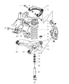 Ram Control Arm Bushing Diagram - 52121589AA