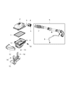Ram Air Filter Diagram - 68190705AA