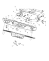 2006 Dodge Ram 2500 Bumper Diagram - 55077107AH