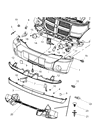 Dodge Nitro Front Cross-Member Diagram - 55113328AA