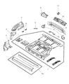 Chrysler PT Cruiser Floor Pan Diagram - 5016289AE