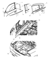 2014 Dodge Charger Door Moldings Diagram - 57010504AJ