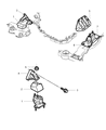 Dodge Intrepid Engine Mount Diagram - 4593182