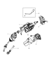 Chrysler 300 Steering Column Diagram - 5057552AD
