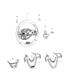 2020 Jeep Grand Cherokee Steering Wheel Diagram - 5QV32TURAC