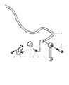 Jeep Wrangler Sway Bar Kit Diagram - 52088002