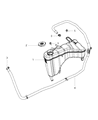 Chrysler Coolant Reservoir Diagram - 52014521AE