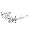 Dodge Sprinter 3500 Front Cross-Member Diagram - 68012159AA
